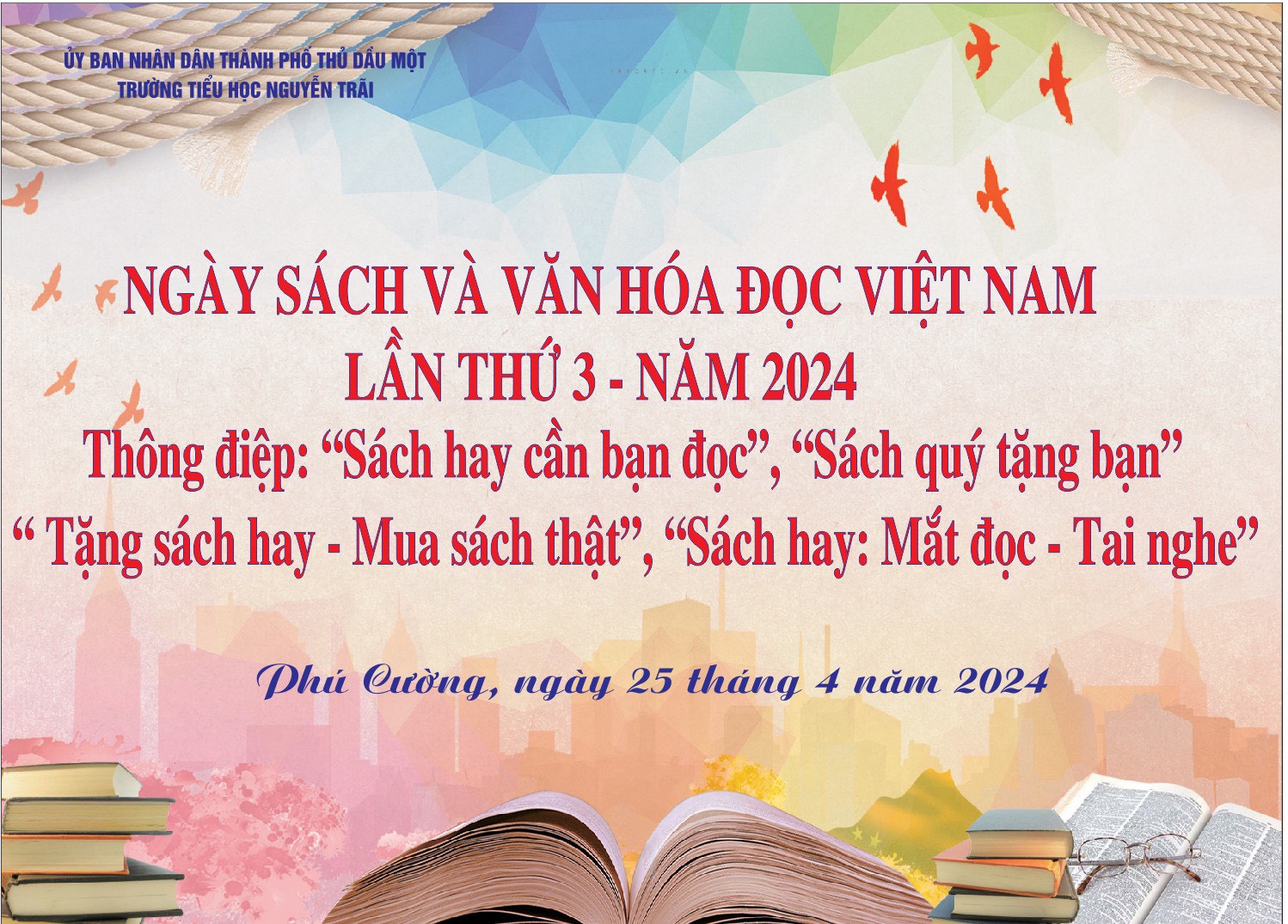 Tổ chức Ngày Sách và Văn hoá đọc Việt Nam lần thứ ba năm 2024