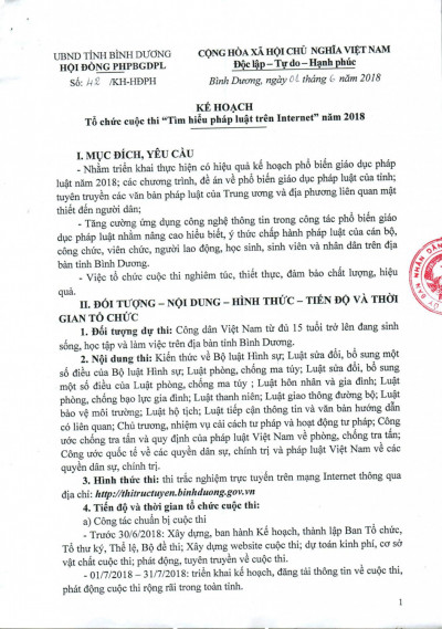 Phát động hưởng ứng và triển khai Cuộc thi “Tìm hiểu pháp luật trên Internet” trong các đơn vị trường học năm 2018