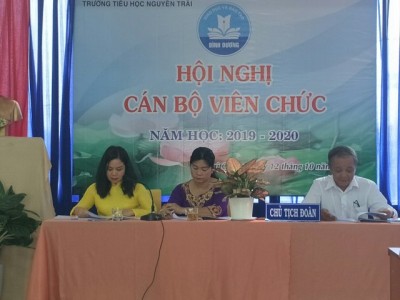 Hội nghị cán bộ viên chức năm học 2019 - 2020