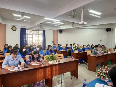 Đón nhận đoàn giáo sinh thực tập sư phạm Trường Đại Học Thủ Dầu Một năm học 2022-2023