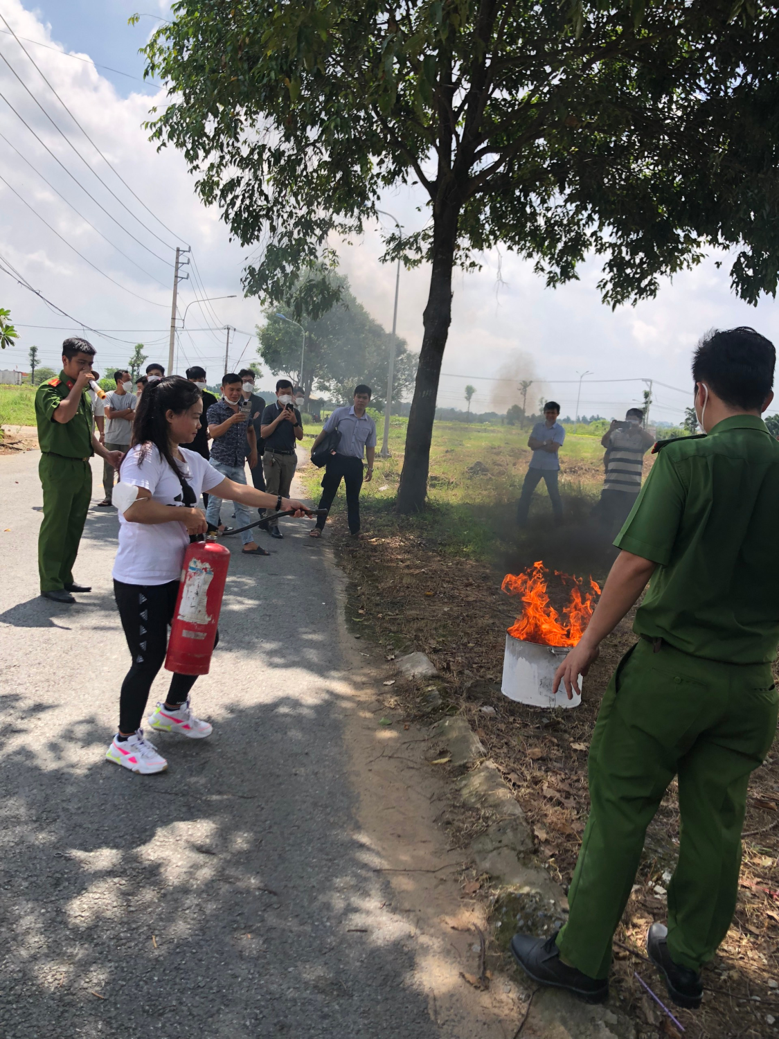 Trường TH Nguyễn Trãi tham gia tập huấn công tác Phòng cháy chữa cháy (PCCC) năm 2022