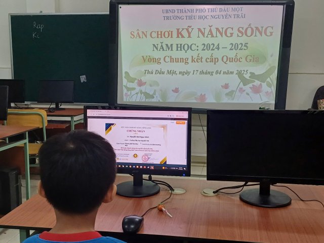 THAM DỰ CHUNG KẾT SÂN CHƠI KĨ NĂNG SỐNG CẤP QUỐC GIA